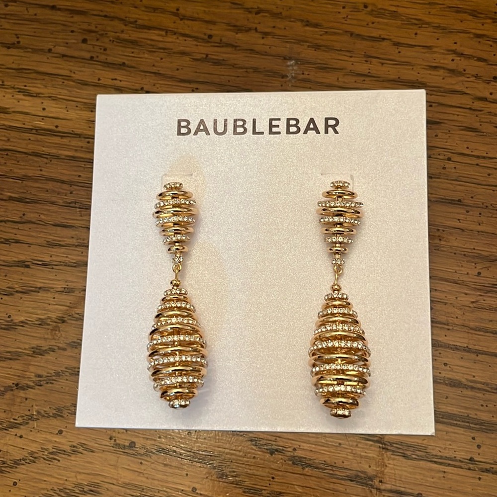 Bauble bar Samantha earrings, NWOT